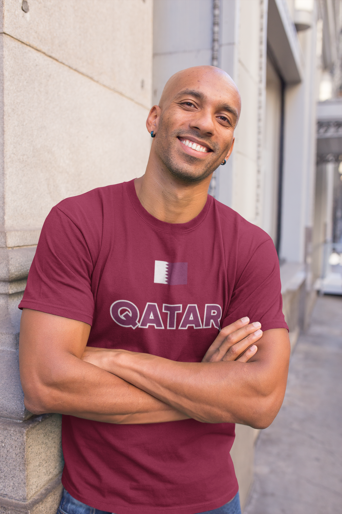 Qatar Football Fan T-Shirt – Premium Quality