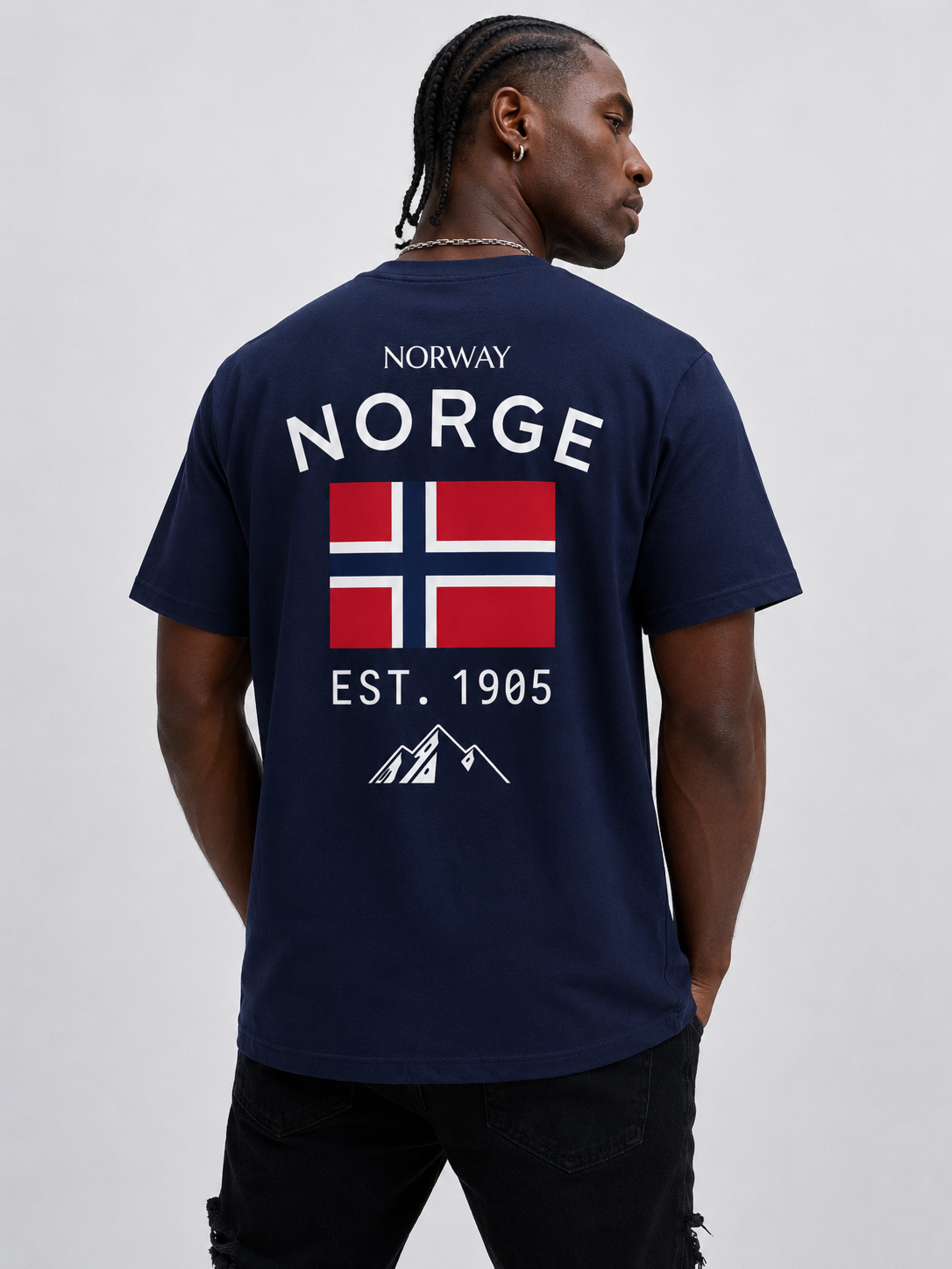 Norge Graphic Tee – Unisex Country Pride T-Shirt Secondary image