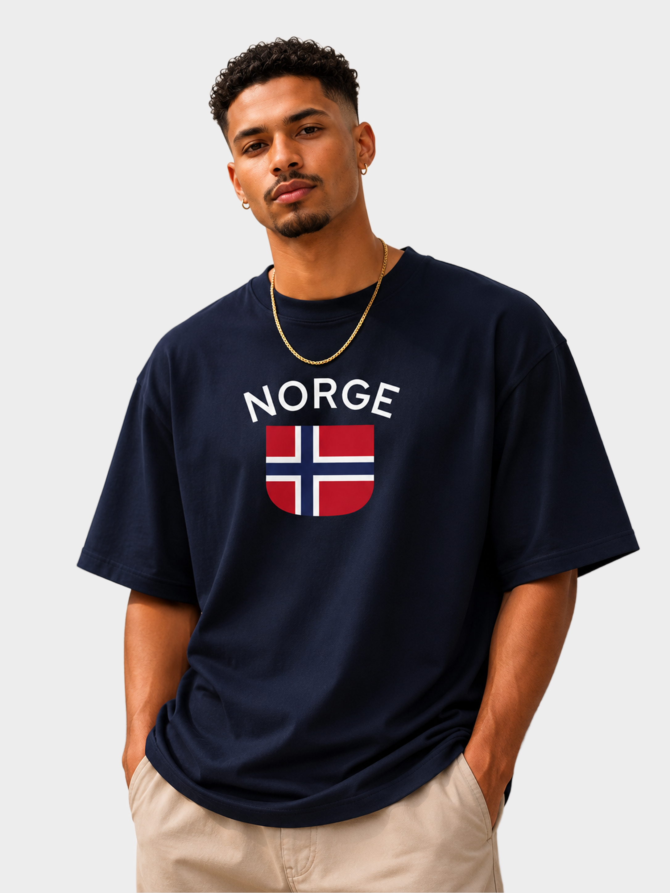 Norge Oversized T-Shirt – Country Pride Unisex Graphic Tee Main image