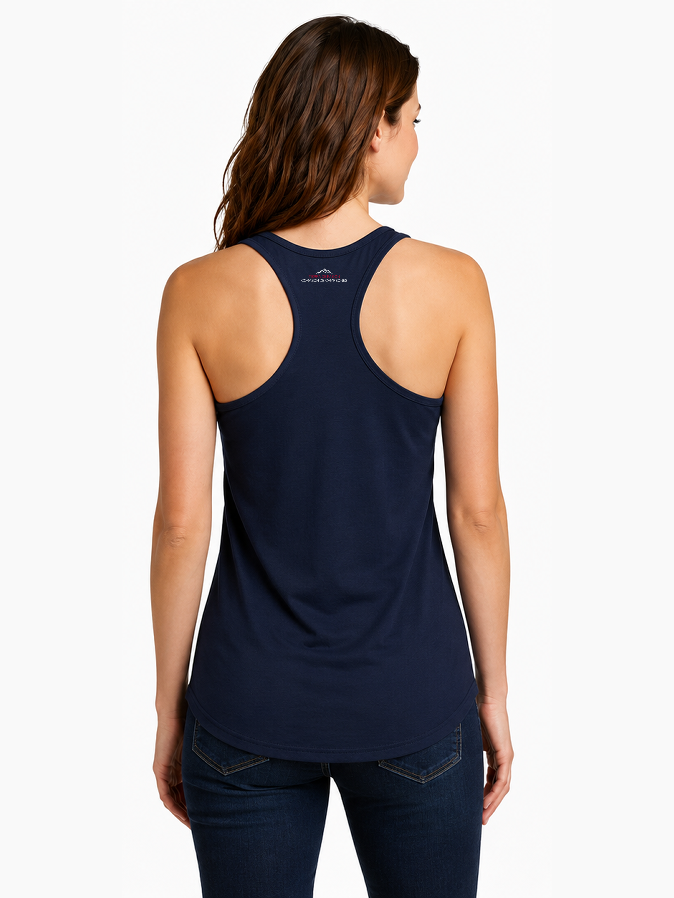 Norway Pride Racerback Tank Top for Women | Country Heritage Graphic Secondary image