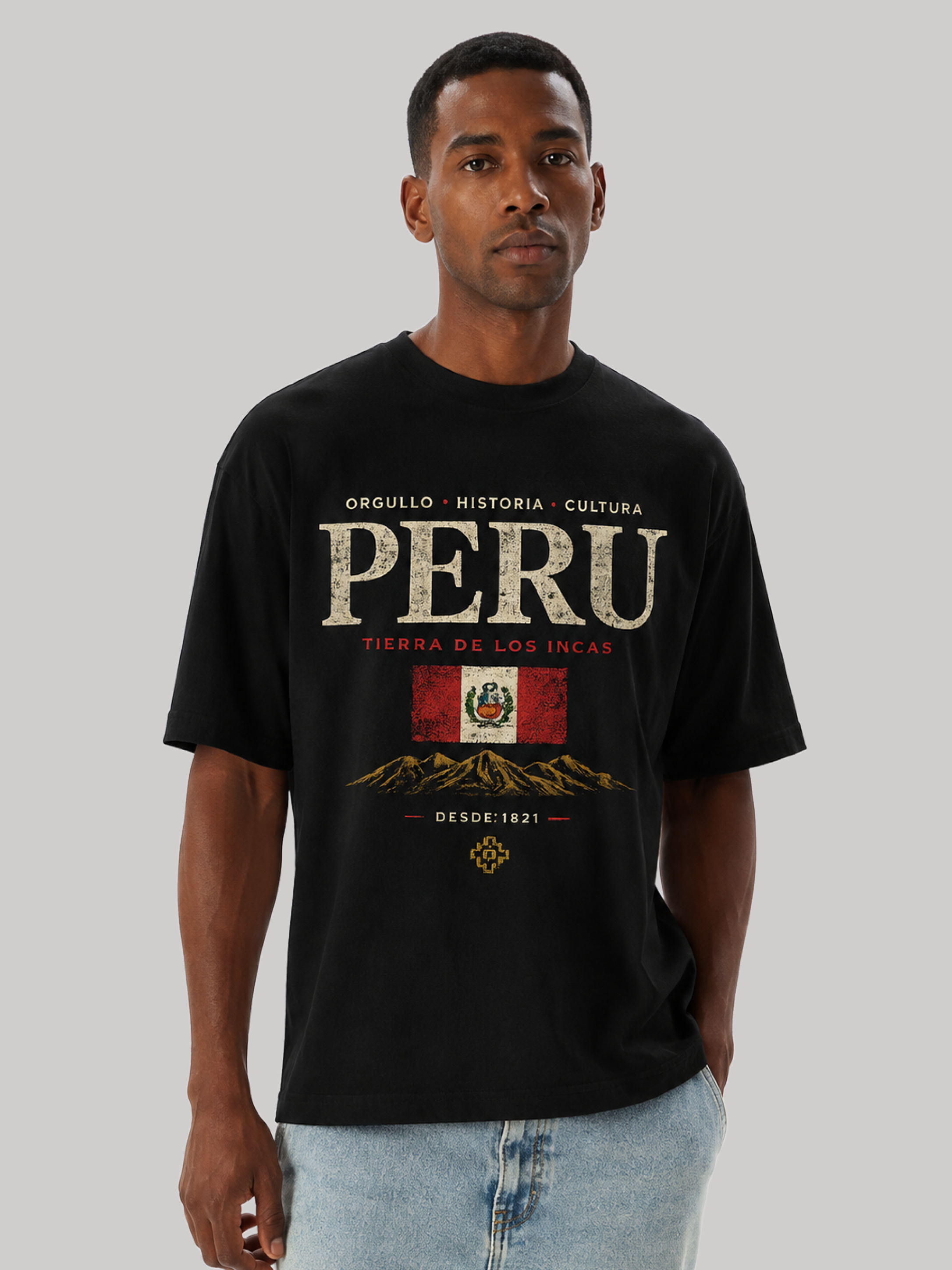 Peru Oversized T-Shirt – Country Pride Unisex Graphic Tee
