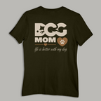 Embroidery Dog Mom T Shirt