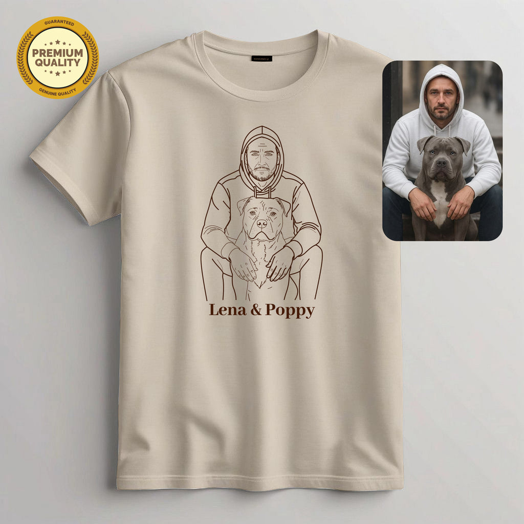 Printed Dog Owner T-Shirt