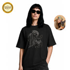 Embroidery Dog Mom T Shirt