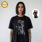 Embroidery Dog Mom T Shirt