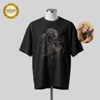Embroidery Dog Mom T Shirt
