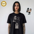 Embroidery Dog Mom T Shirt