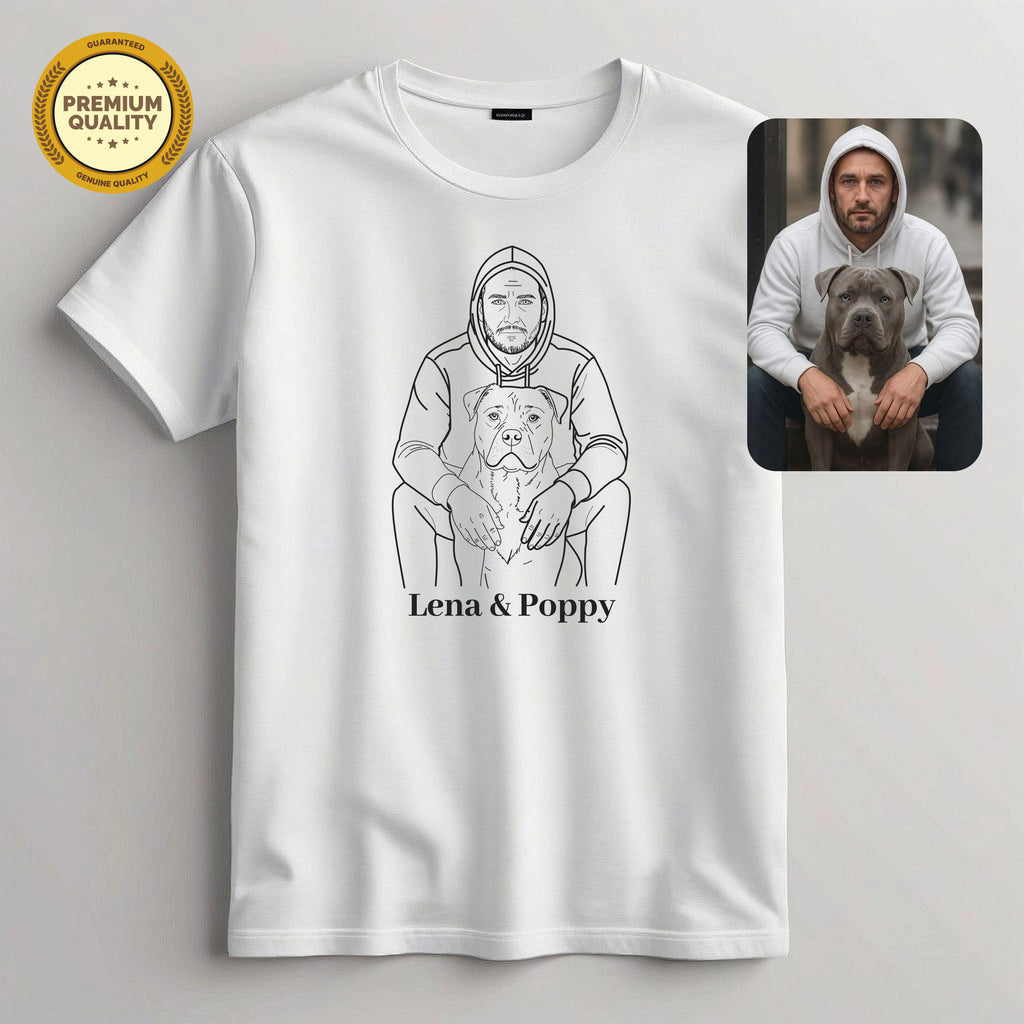 Printed Dog Owner T-Shirt