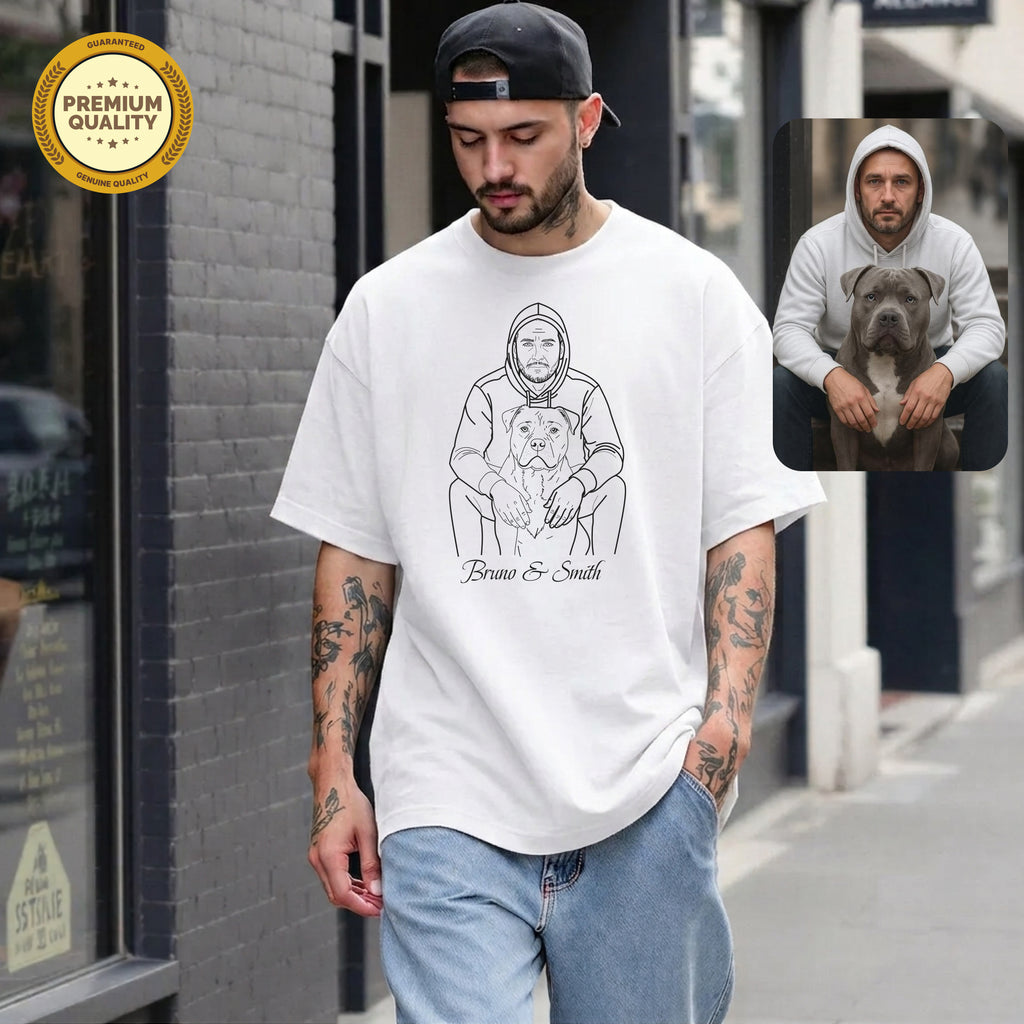 Printed Dog Owner T-Shirt