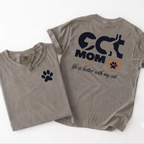 Embroidery Cat Mom T Shirt