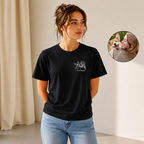 Embroidery Dog Mom T Shirt