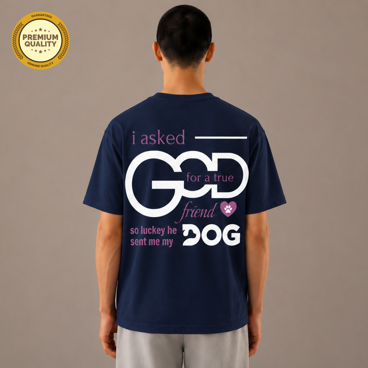 Dog Owner Lover Printed T-Shirt