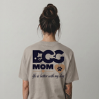 Embroidery Dog Mom T Shirt