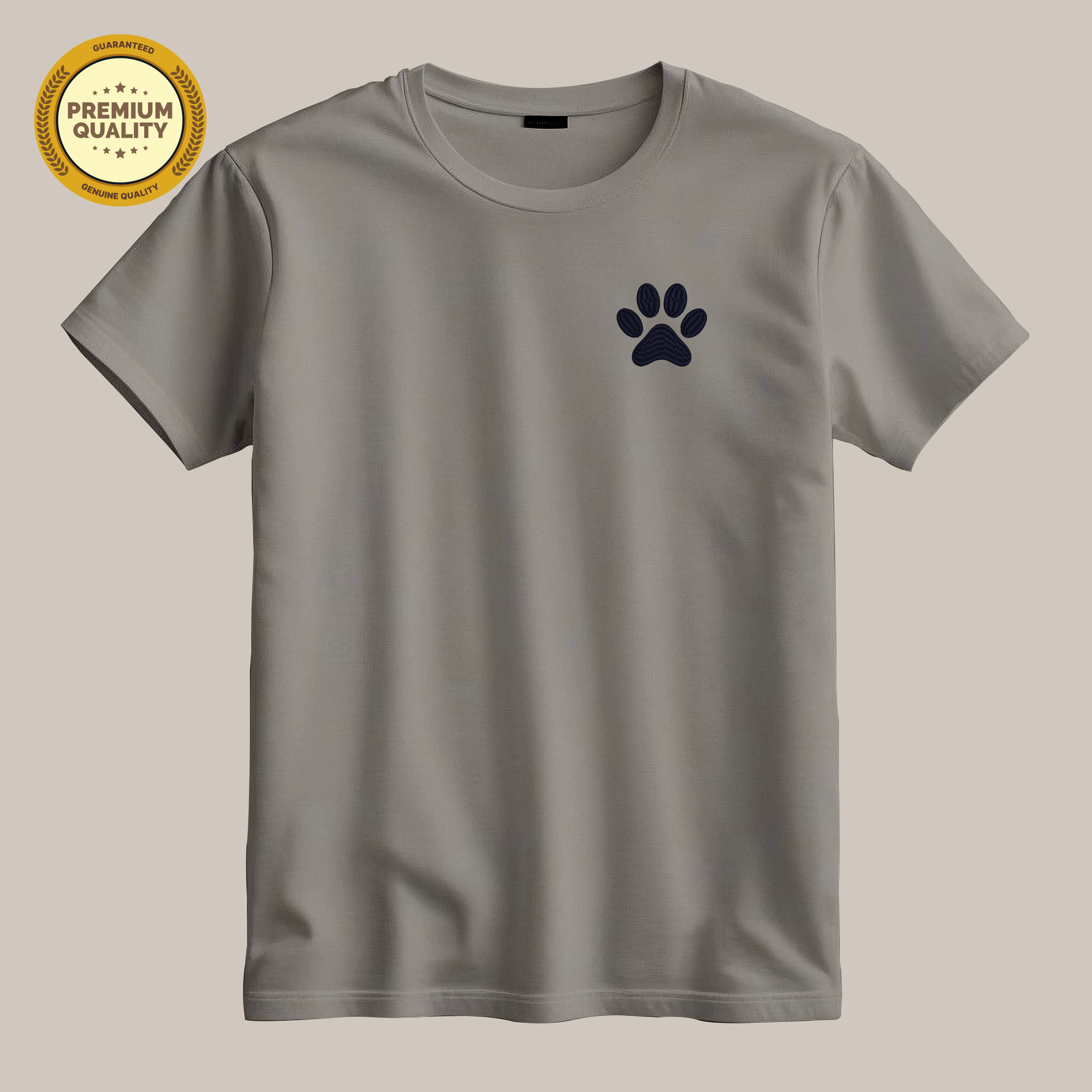 Embroidery Dog Mom T Shirt