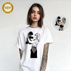 Embroidery Dog Mom T Shirt