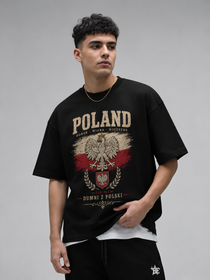 Poland Oversized T-Shirt – Country Pride Unisex Graphic Tee