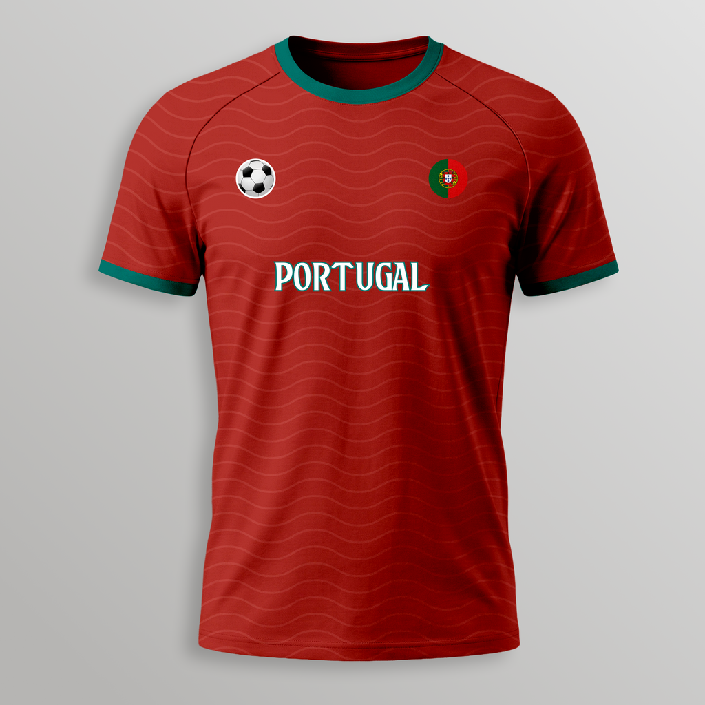 Portugal Soccer 3D T-Shirt, Football Fan Shirt, Sports Lover Gifts