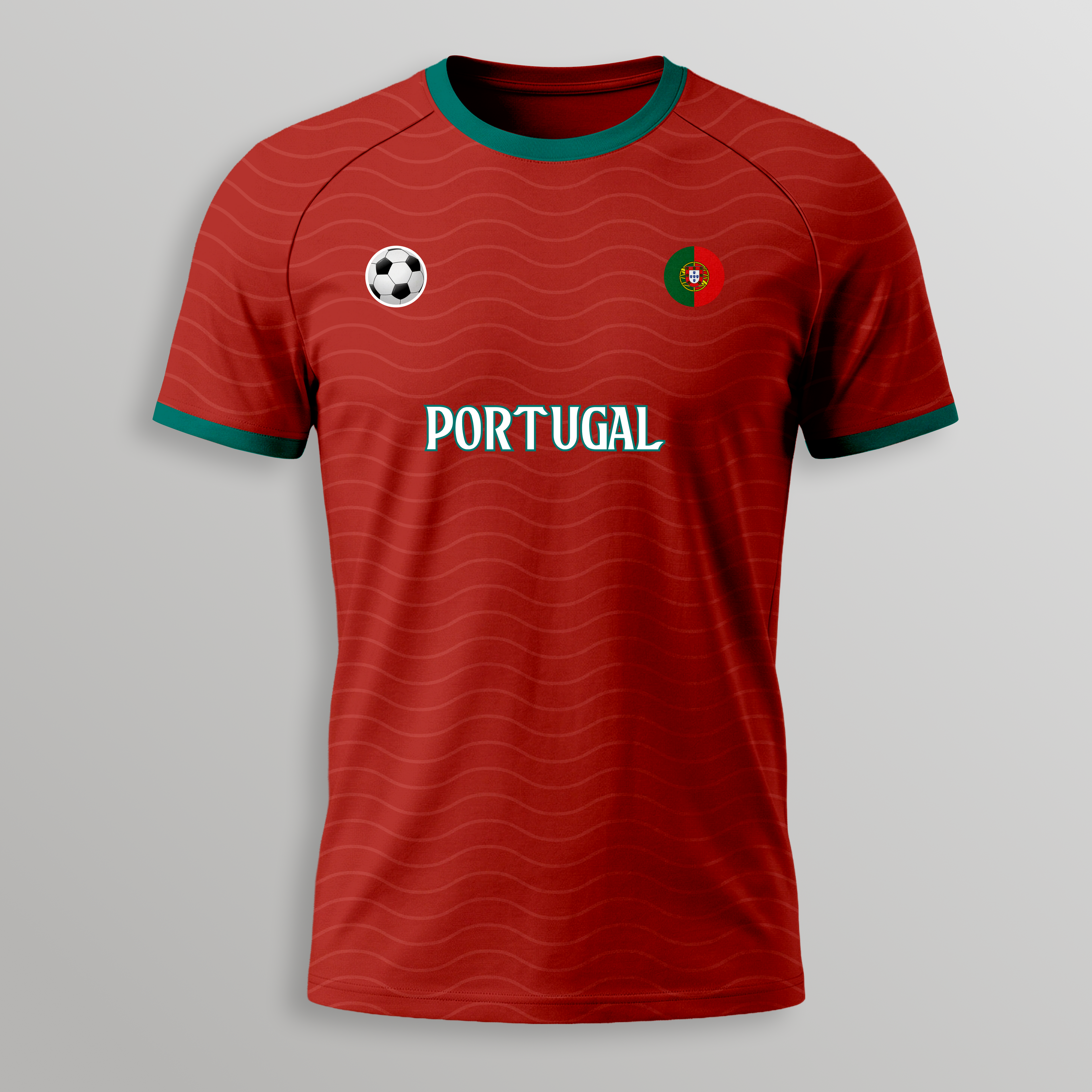 Portugal Soccer 3D T-Shirt, Football Fan Shirt, Sports Lover Gifts