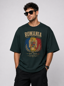 Romania Oversized T-Shirt – Country Pride Unisex Graphic Tee