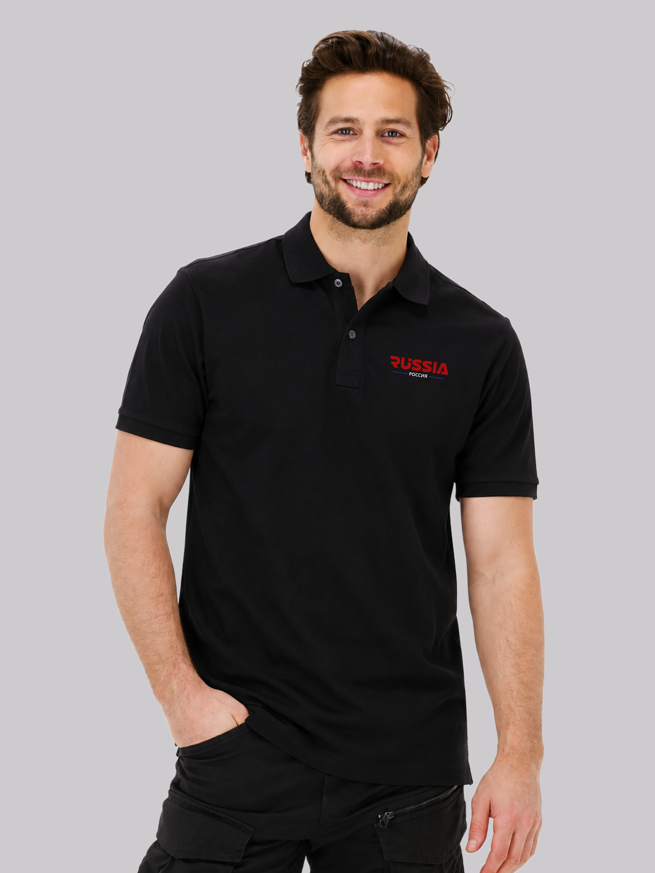 Russia Country Pride Polo T-Shirt – Premium Unisex Polo Tee