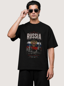 Russia Oversized T-Shirt – Country Pride Unisex Graphic Tee