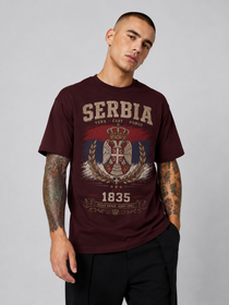 Serbia Oversized T-Shirt – Country Pride Unisex Graphic Tee