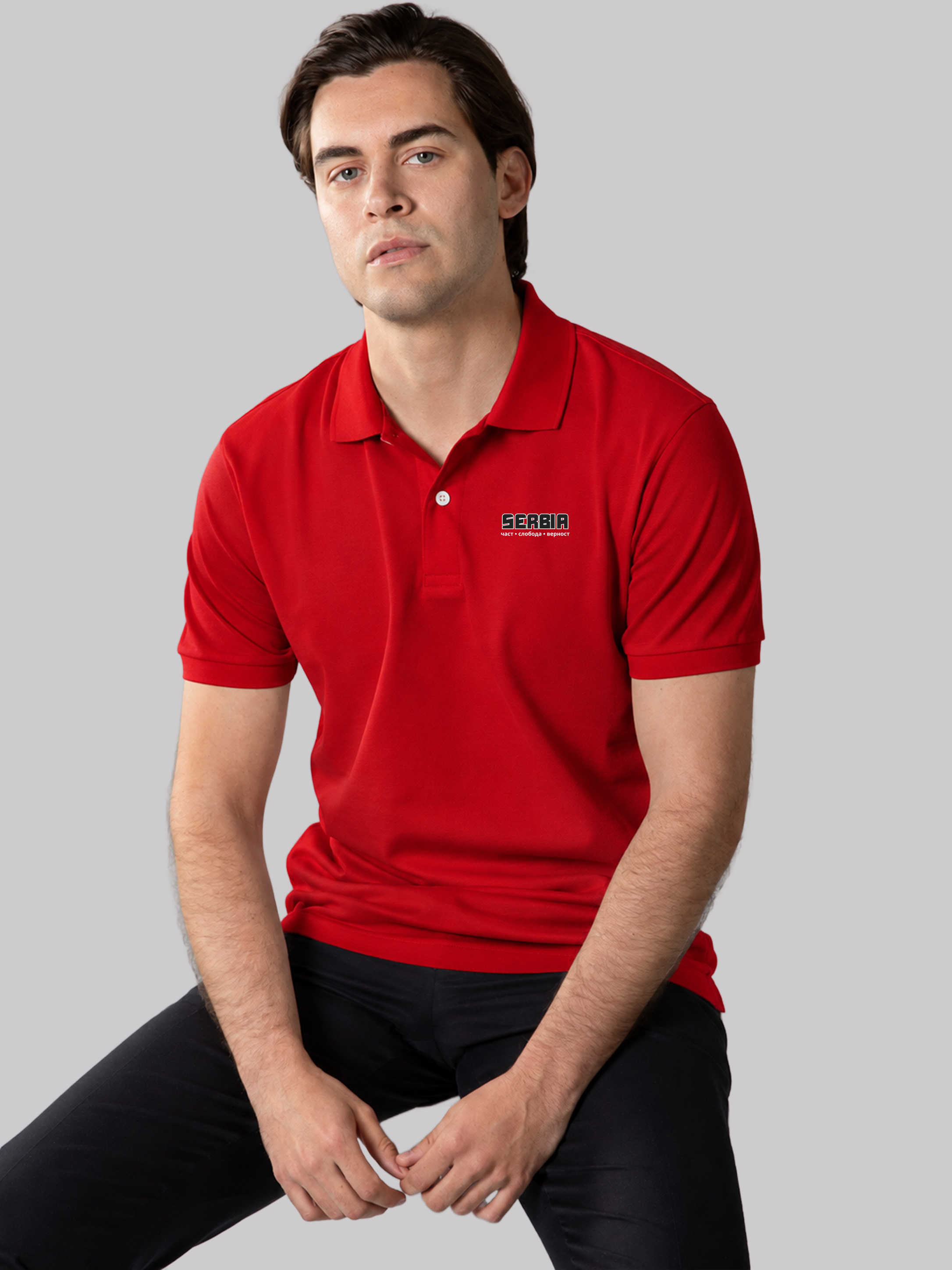 Serbia Country Pride Polo T-Shirt – Premium Unisex Polo Tee