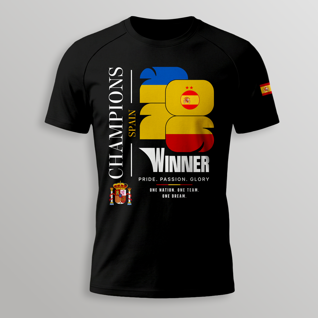 Spain Champion Unisex Premium Quality T-shirt, Sports Lover Gift
