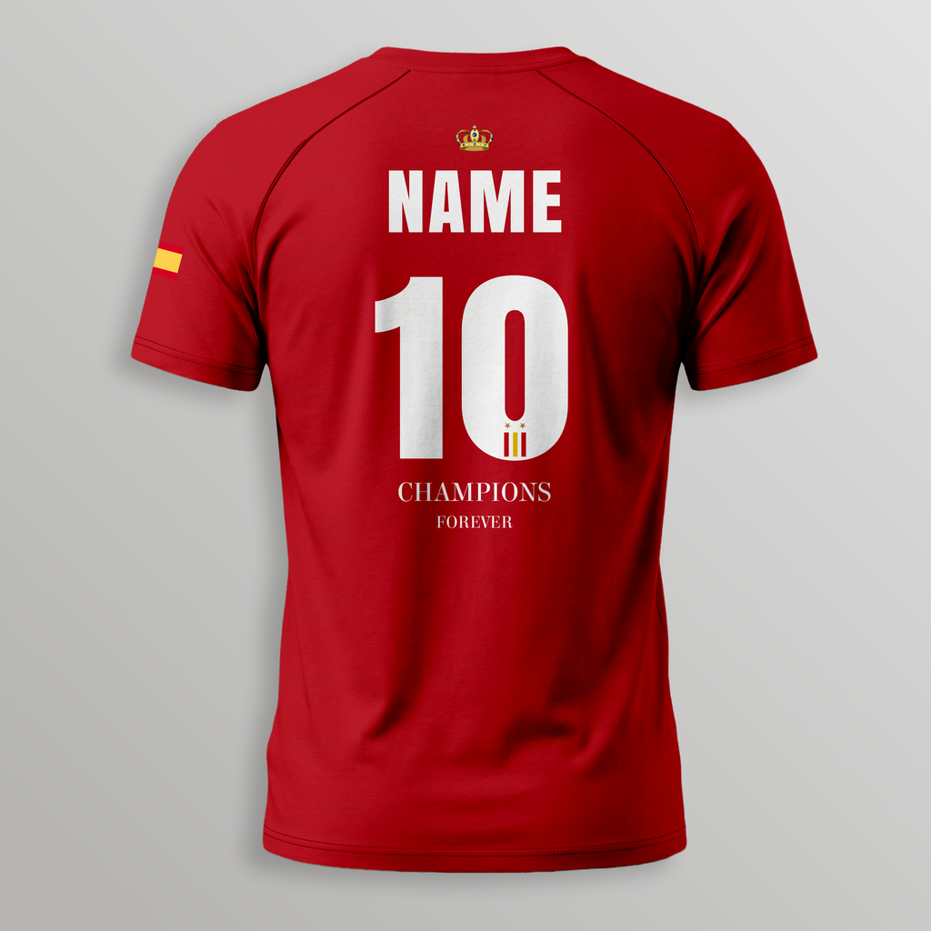 Spain Champion Unisex Premium Quality T-shirt, Sports Lover Gift