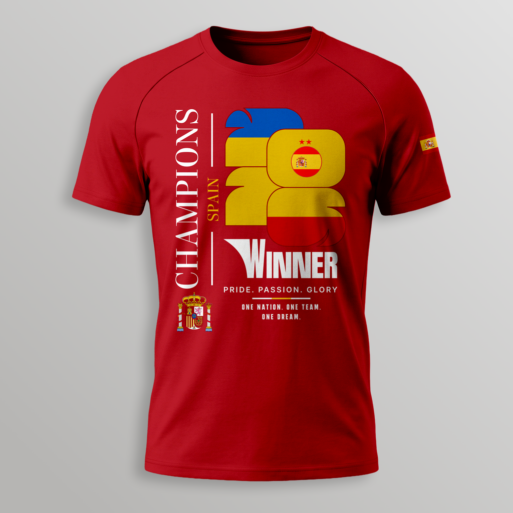 Spain Champion Unisex Premium Quality T-shirt, Sports Lover Gift