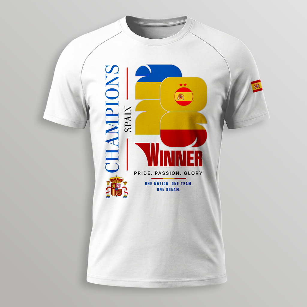 Spain Champion Unisex Premium Quality T-shirt, Sports Lover Gift