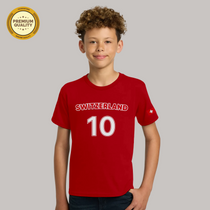 Switzerland Soccer Fan T-Shirt For Boys/Youth – 2026 Football   TShirt