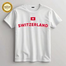 Switzerland Football Fan T-Shirt – Football Cup T Shirt
