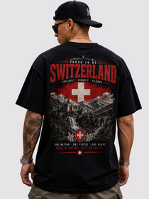Switzerland Oversized T-Shirt – Country Pride Unisex Graphic Tee