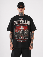 Switzerland Oversized T-Shirt – Country Pride Unisex Graphic Tee