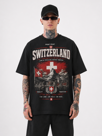 Switzerland Oversized T-Shirt – Country Pride Unisex Graphic Tee
