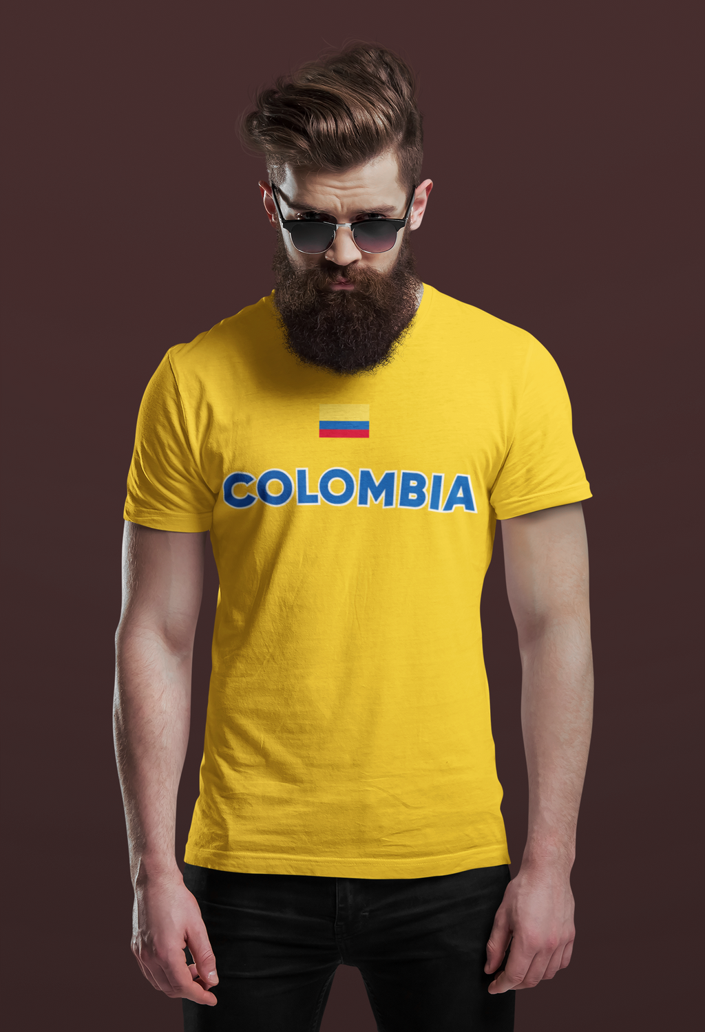 Colombia Football Fan T-Shirt – Premium Quality