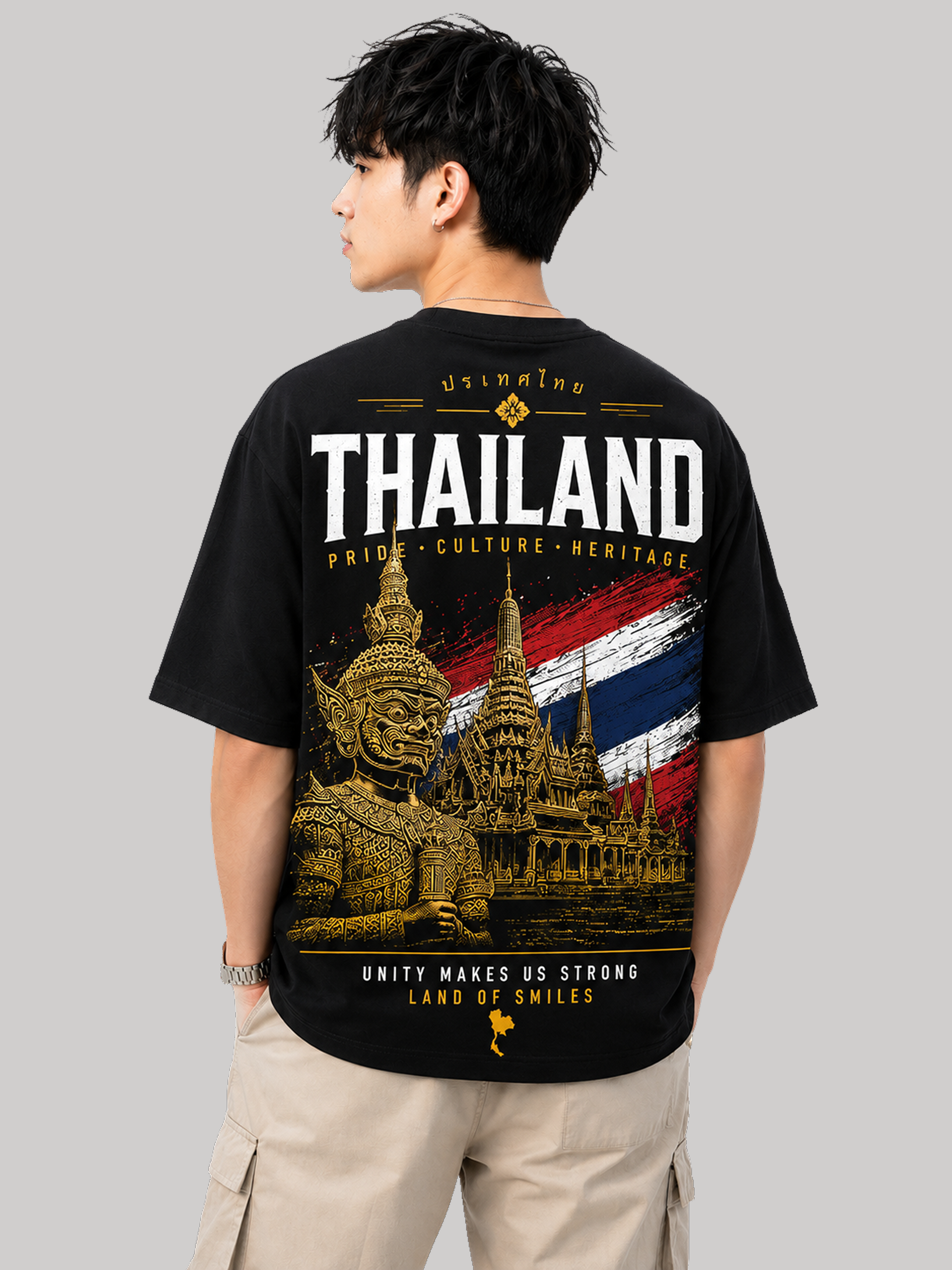 Thailand Oversized T-Shirt – Country Pride Unisex Graphic Tee Secondary image