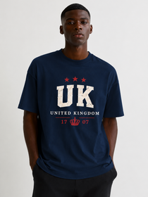 United Kingdom Oversized T-Shirt – Country Pride Unisex Graphic Tee