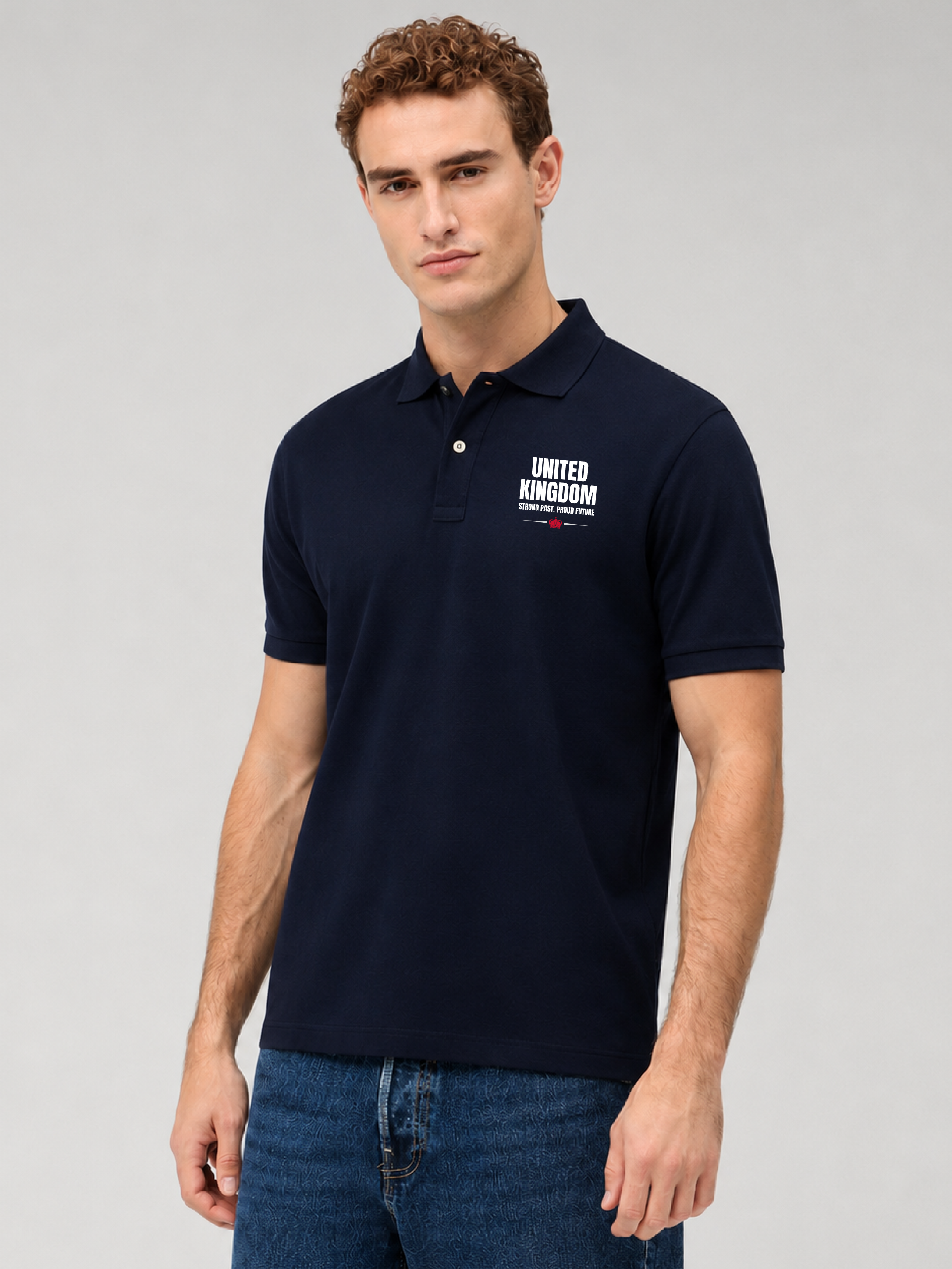 United Kingdom Country Pride Polo T-Shirt – Premium Unisex Polo Tee Main image