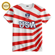 United States Soccer 3D T-Shirt – USA T-Shirt