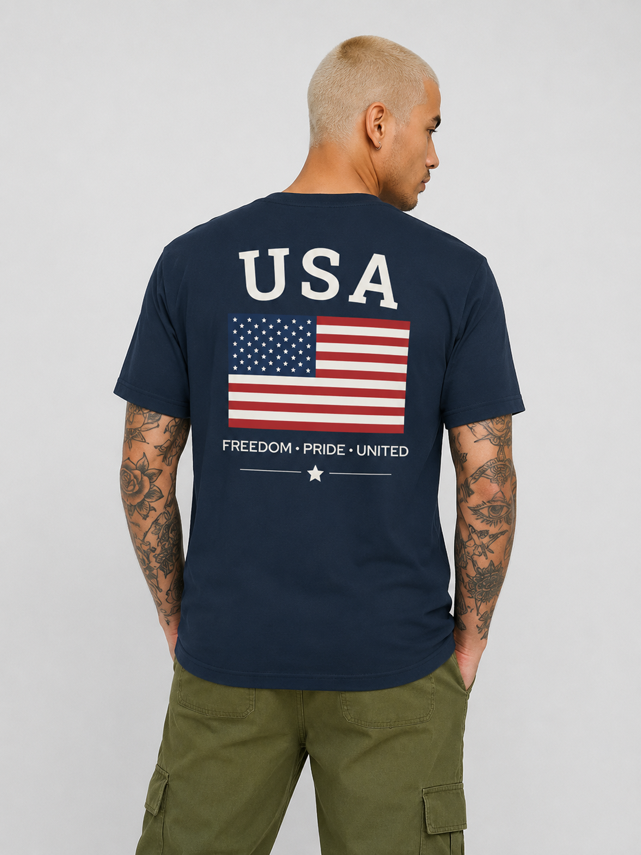United States Graphic Tee – Unisex Country Pride T-Shirt Secondary image